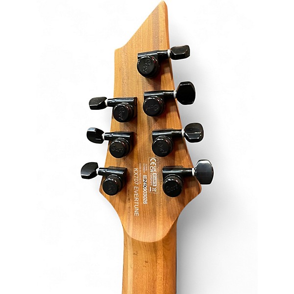 Used Cort KX707 EVERTUNE Black Solid Body Electric Guitar