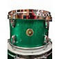 Used Gretsch Drums 3 Piece USA Custom Green Sparkle Drum Kit