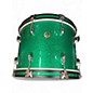 Used Gretsch Drums 3 Piece USA Custom Green Sparkle Drum Kit