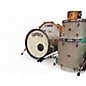 Used Gretsch Drums 3 Piece Broadkaster Silver Glass Nitron Drum Kit thumbnail