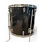 Used 1980s Ludwig 4 Piece ROCKER SERIES 4PC BLACK Drum Kit