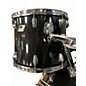 Used 1980s Ludwig 4 Piece ROCKER SERIES 4PC BLACK Drum Kit