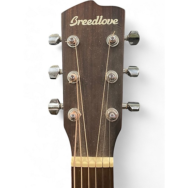 Used Breedlove Discovery Dreadnought Natural Acoustic Guitar