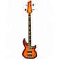 Used Schecter Guitar Research C-4 Diamond Series Tiger Burst Electric Bass Guitar thumbnail