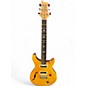 Used PRS SE Custom 22 Semi-Hollowbody Santana Yellow Hollow Body Electric Guitar thumbnail