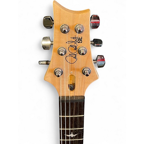 Used PRS SE Custom 22 Semi-Hollowbody Santana Yellow Hollow Body Electric Guitar