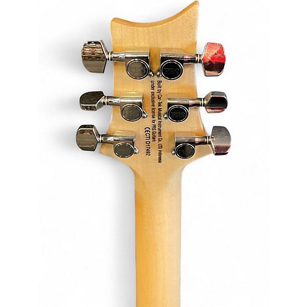 Used PRS SE Custom 22 Semi-Hollowbody Santana Yellow Hollow Body Electric Guitar