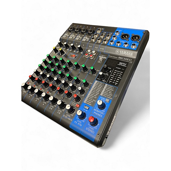 Used Yamaha MG10XU 10 Channel Mixer with Effects Unpowered Mixer