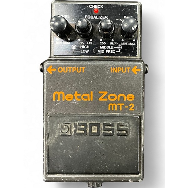 Used BOSS MT2 Metal Zone Distortion Effect Pedal