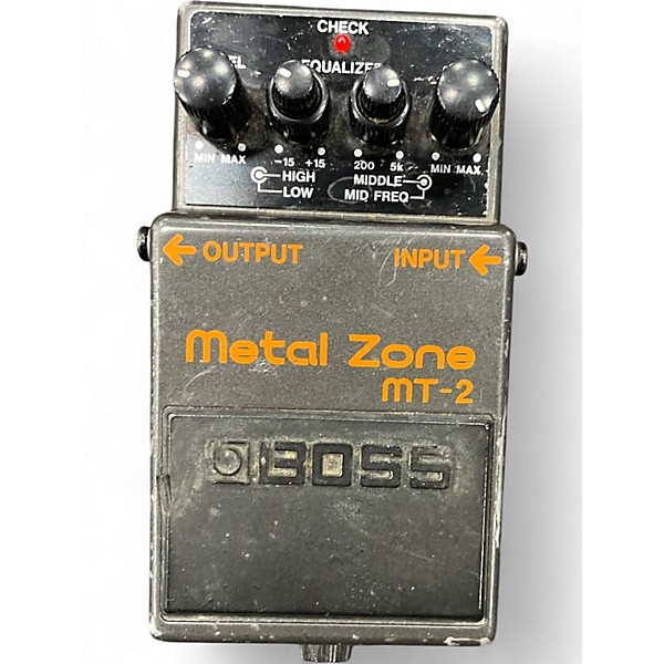 Used BOSS MT2 Metal Zone Distortion Effect Pedal
