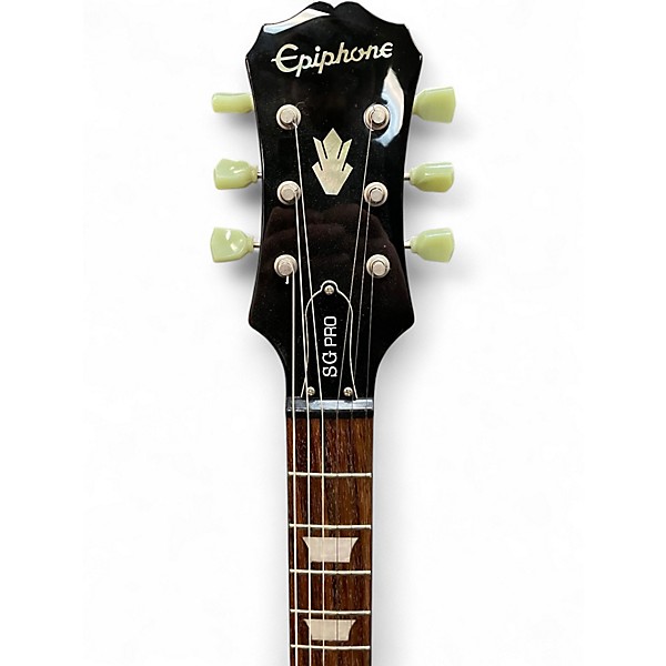 Used Epiphone SG Pro Trans Red Solid Body Electric Guitar