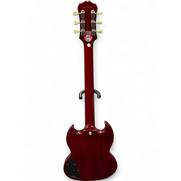 Used Epiphone SG Pro Trans Red Solid Body Electric Guitar