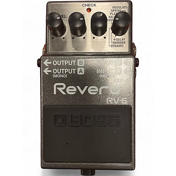 Used BOSS RV6 Digital Reverb Effect Pedal