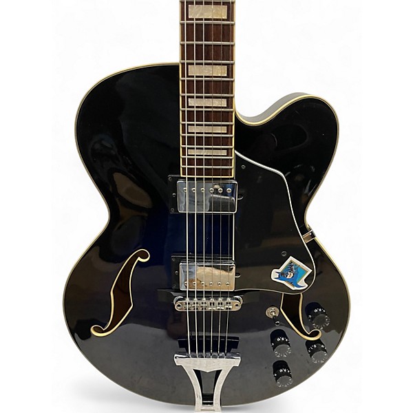 Used Ibanez AF75 Blue Burst Hollow Body Electric Guitar