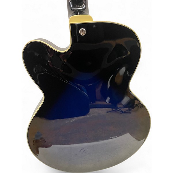 Used Ibanez AF75 Blue Burst Hollow Body Electric Guitar