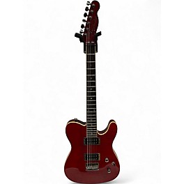 Used Fender Special Edition Custom Telecaster FMT HH Crimson Red Trans Solid Body Electric Guitar