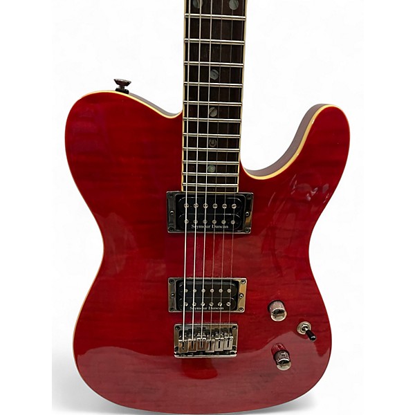 Used Fender Special Edition Custom Telecaster FMT HH Crimson Red Trans Solid Body Electric Guitar