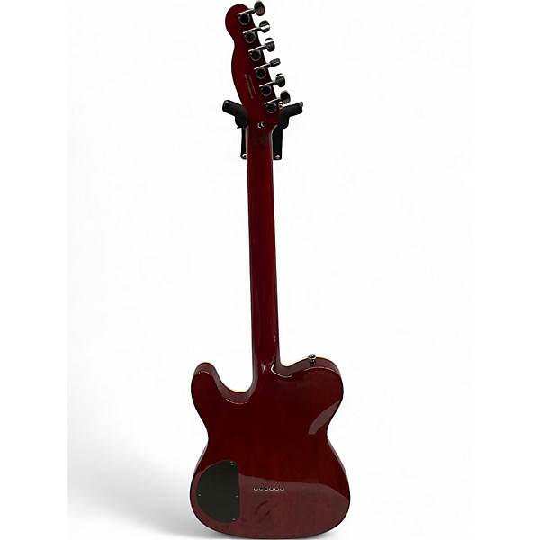 Used Fender Special Edition Custom Telecaster FMT HH Crimson Red Trans Solid Body Electric Guitar