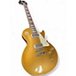 Used 2015 Gibson Les Paul Deluxe 2015 Gold Top Solid Body Electric Guitar thumbnail