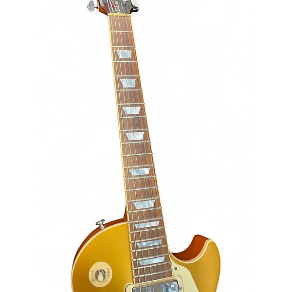 Used 2015 Gibson Les Paul Deluxe 2015 Gold Top Solid Body Electric Guitar