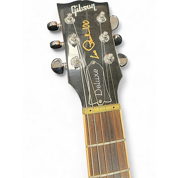 Used 2015 Gibson Les Paul Deluxe 2015 Gold Top Solid Body Electric Guitar