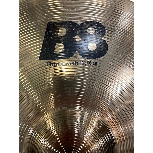 Used SABIAN 18in B8 Thin Crash Cymbal