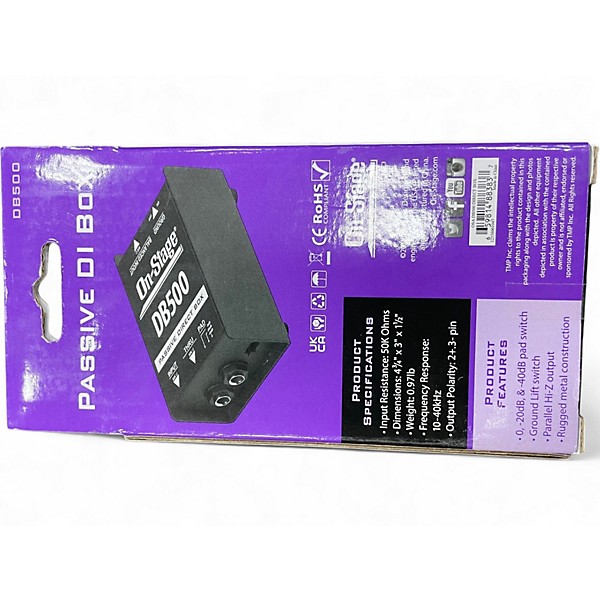 Used On-Stage db500 Direct Box