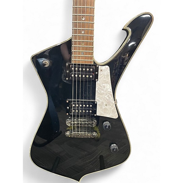 Vintage 1994 Ibanez IC500 Iceman Black Solid Body Electric Guitar