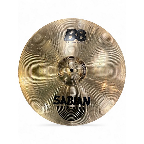 Used SABIAN 14in B8 Thin Crash Cymbal