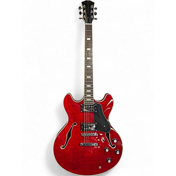 Used Sire SML4102 Larry Carlton Red Hollow Body Electric Guitar