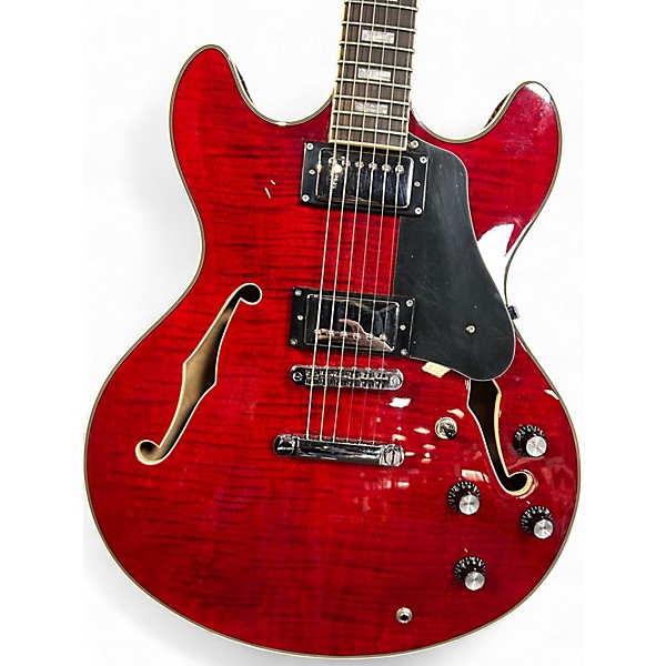 Used Sire SML4102 Larry Carlton Red Hollow Body Electric Guitar