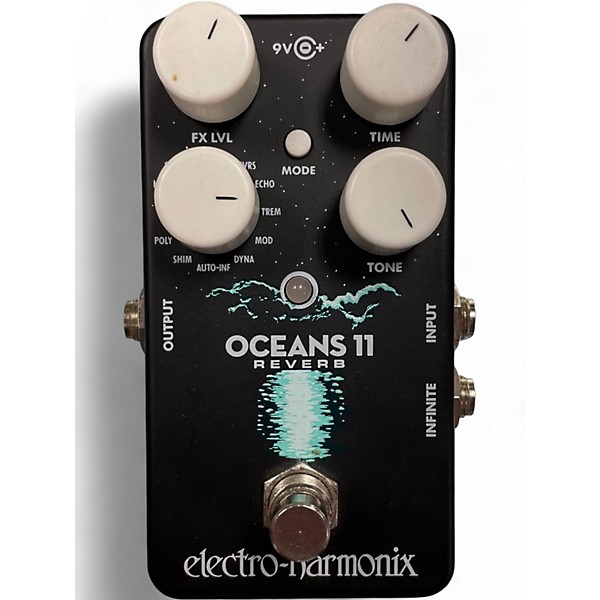 Used Electro-Harmonix Oceans 11 Reverb Effect Pedal