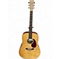 Used Martin DM Mahogany Natural Acoustic Guitar thumbnail