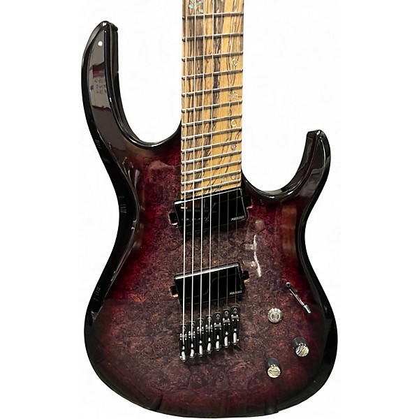 Used Kiesel K-Series 7 String Custom Burst Solid Body Electric Guitar