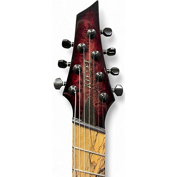 Used Kiesel K-Series 7 String Custom Burst Solid Body Electric Guitar