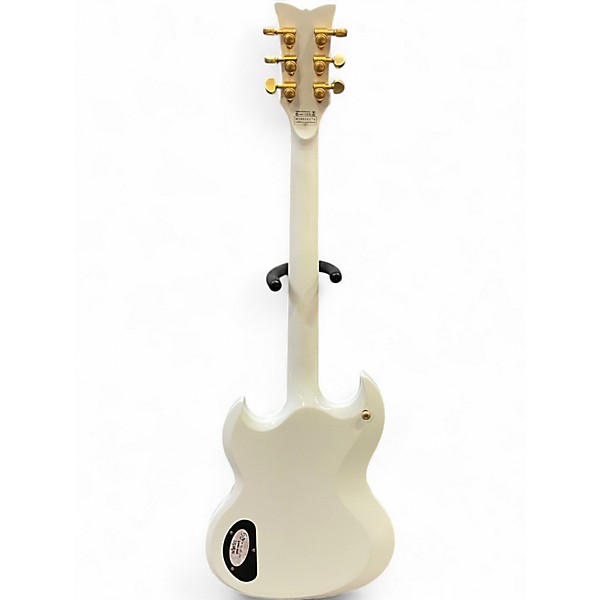 Used Schecter Guitar Research ZV-H6LLYW66D WHITE Solid Body Electric Guitar