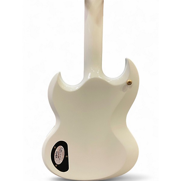 Used Schecter Guitar Research ZV-H6LLYW66D WHITE Solid Body Electric Guitar