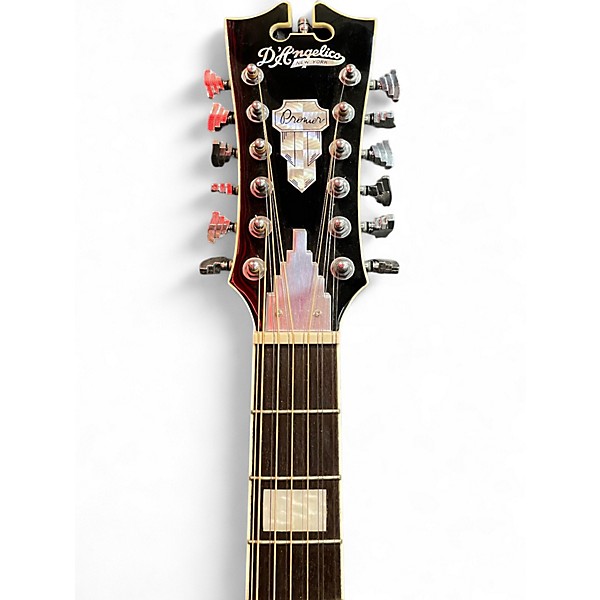 Used D'Angelico DALPG212 Black Acoustic Electric Guitar