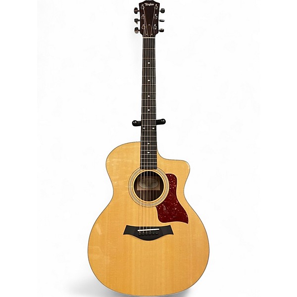 Used Taylor 214CE Deluxe Natural Acoustic Electric Guitar