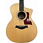 Used Taylor 214CE Deluxe Natural Acoustic Electric Guitar