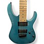 Used Ibanez GRG7221M Metallic Light blue Solid Body Electric Guitar