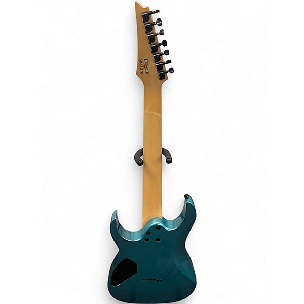 Used Ibanez GRG7221M Metallic Light blue Solid Body Electric Guitar