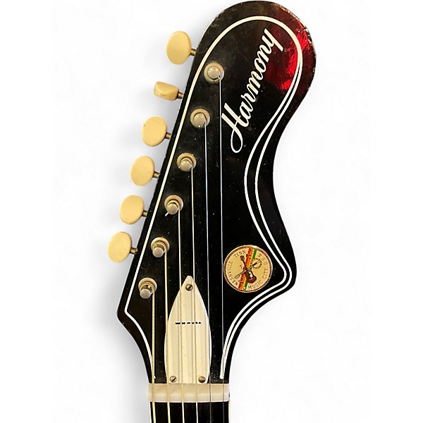 Used Harmony 1970's H168 Natural Acoustic Guitar