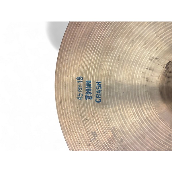 Used Bosphorus Cymbals 18in TRADITIONAL CRASH Cymbal