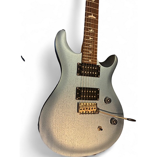 Used Prs SE CE24 Standard Satin Ice Blue Metallic Solid Body Electric Guitar