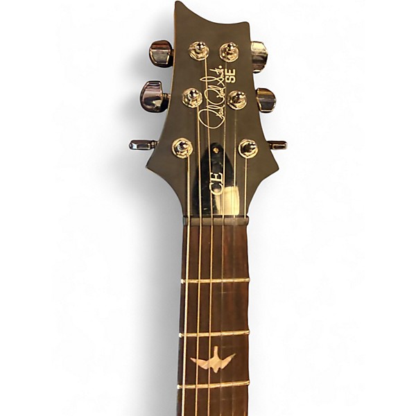 Used Prs SE CE24 Standard Satin Ice Blue Metallic Solid Body Electric Guitar