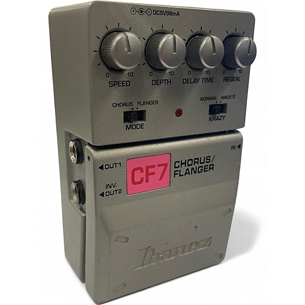 Used Ibanez CF7 CHORUS/FLANGER Effect Pedal