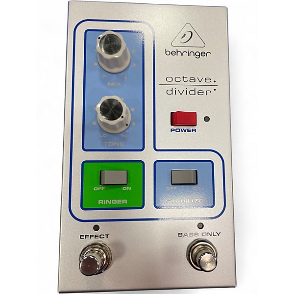 Used Behringer Octave Divider Effect Pedal