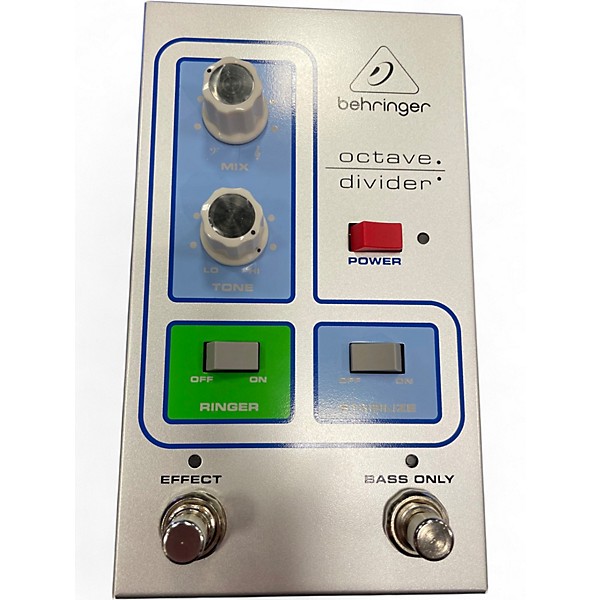 Used Behringer Octave Divider Effect Pedal