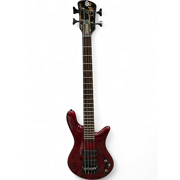 Used Spector Euro 4LX Burgundy Electric Bass Guitar